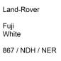 Preview: Land-Rover, Fuji White, 867 / NDH / NER.